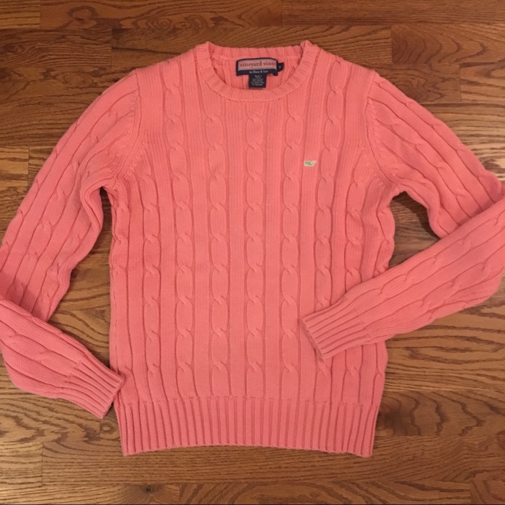 Vineyard Vines Cable Knit Sweater // Small
